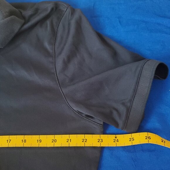 XL Men's Perry Ellis Navy Blue Polo - Picture 8 of 9